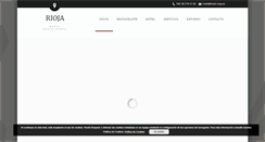 Desktop Screenshot of hotel-rioja.es